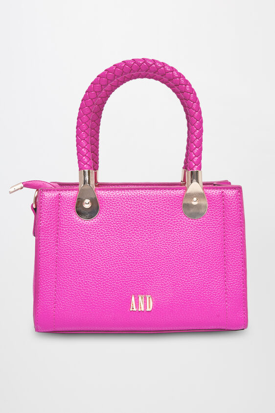 Pink Regular Textured Sling Bag, , image 1